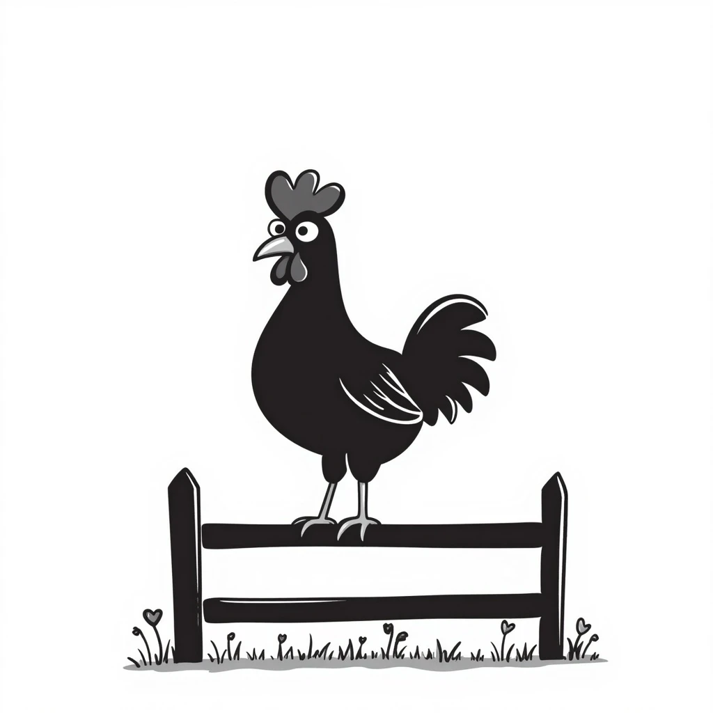 Hen emoji