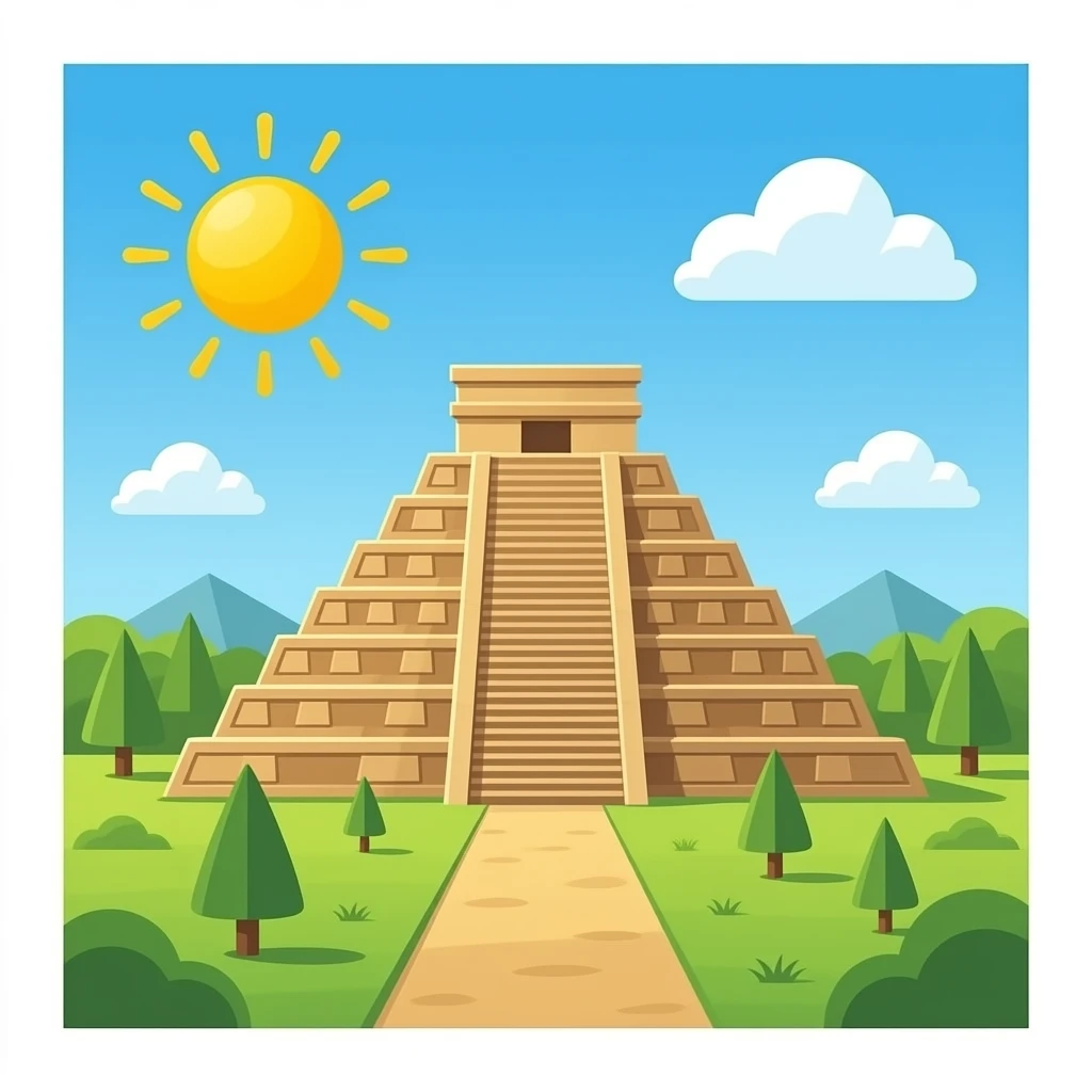 aztec pyramid emoji