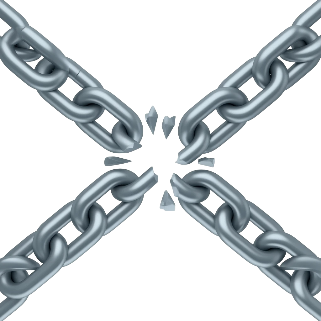 chain breaking emoji
