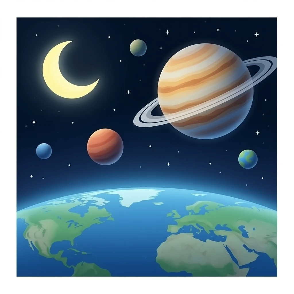 Exoplanet system emoji