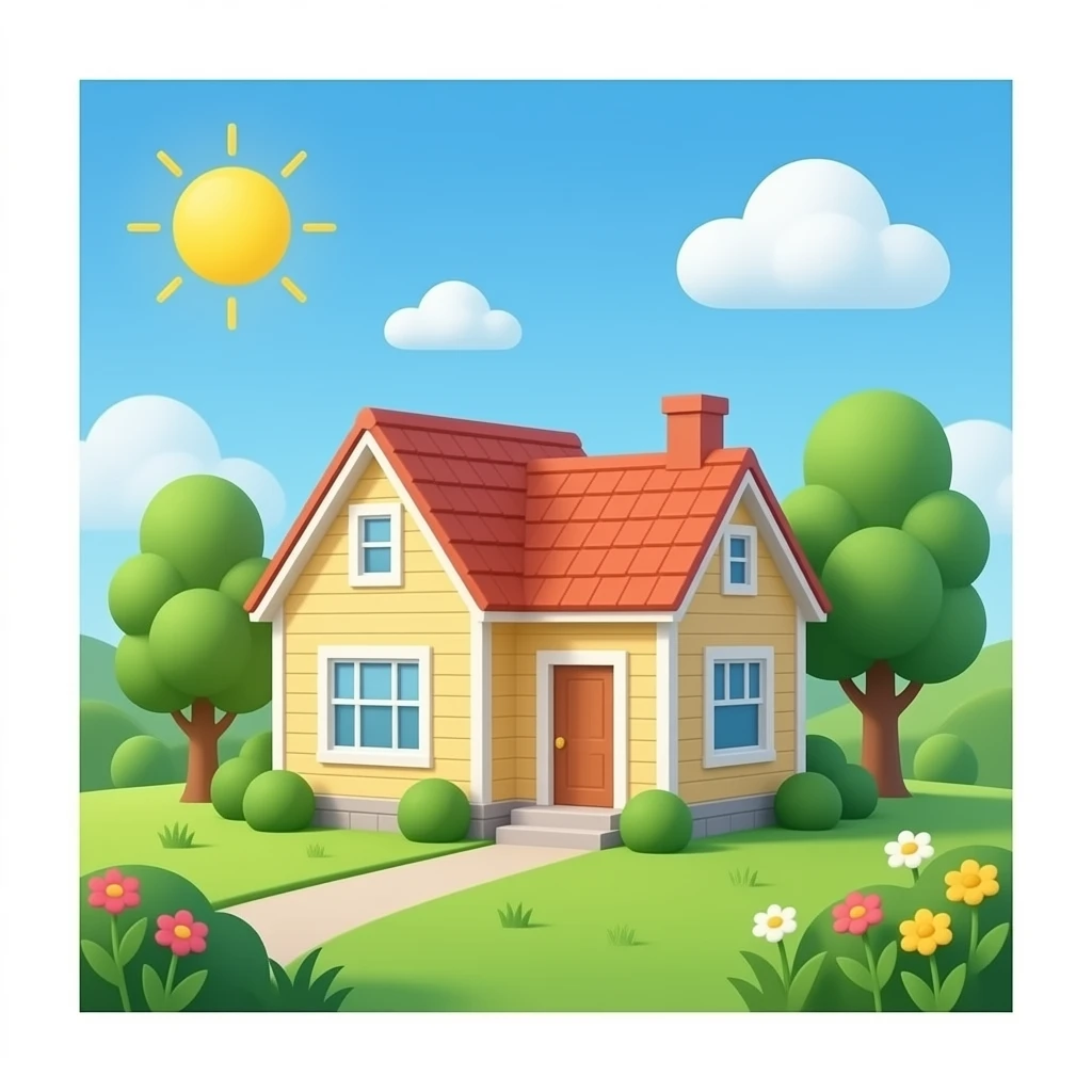 REALISTIC HOUSE emoji