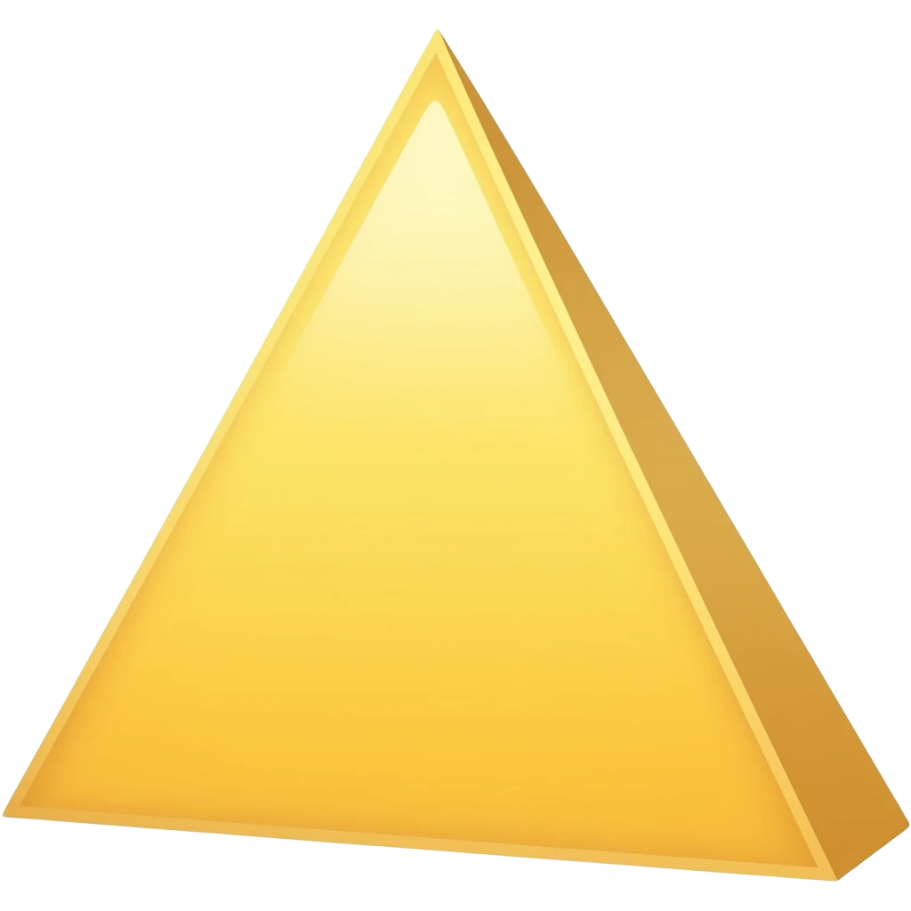 Жёлтый треугольник emoji