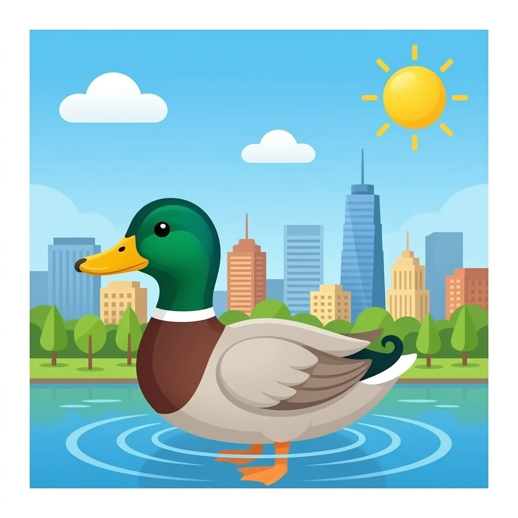 🏙️🦆 emoji