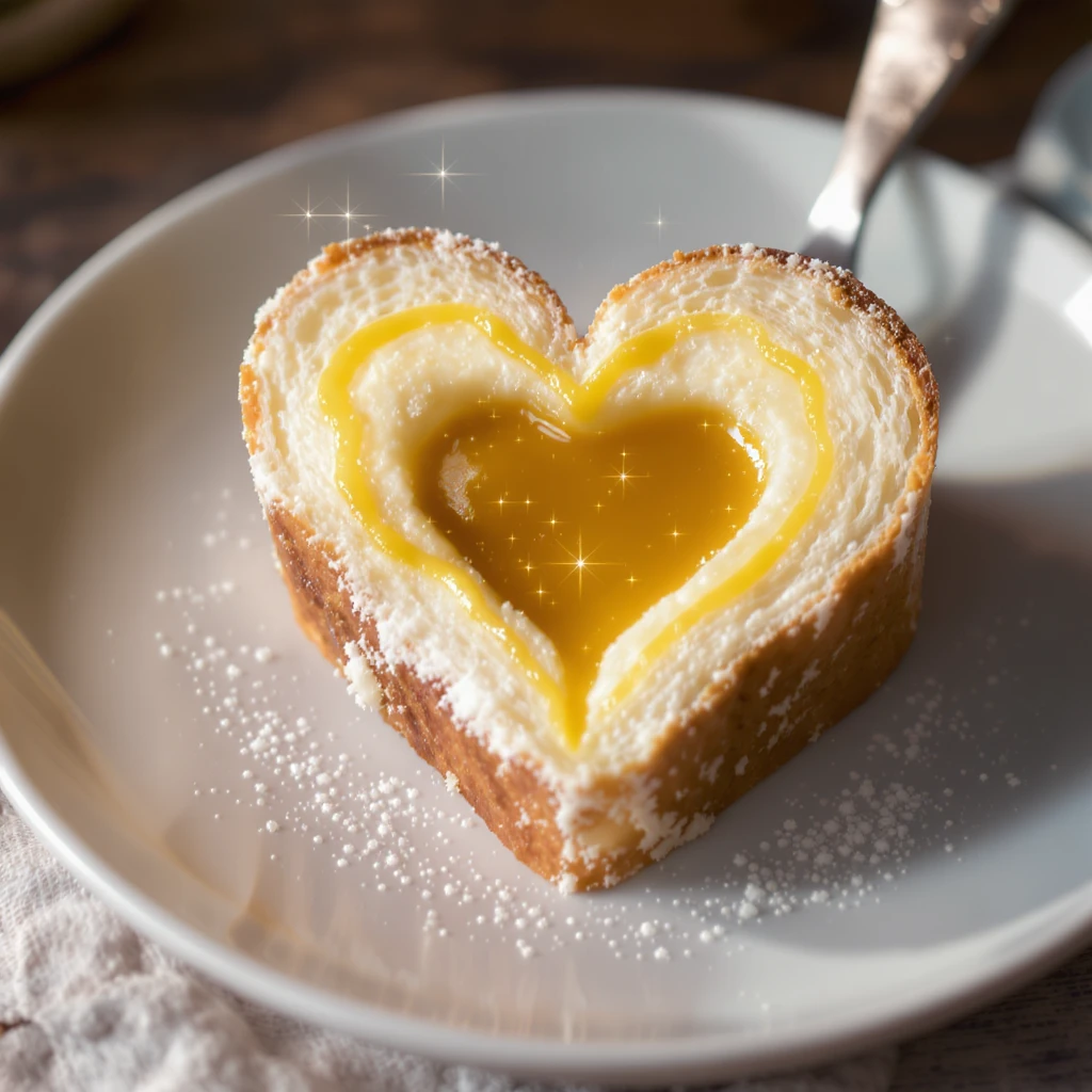 food heart emoji with sparkles emoji