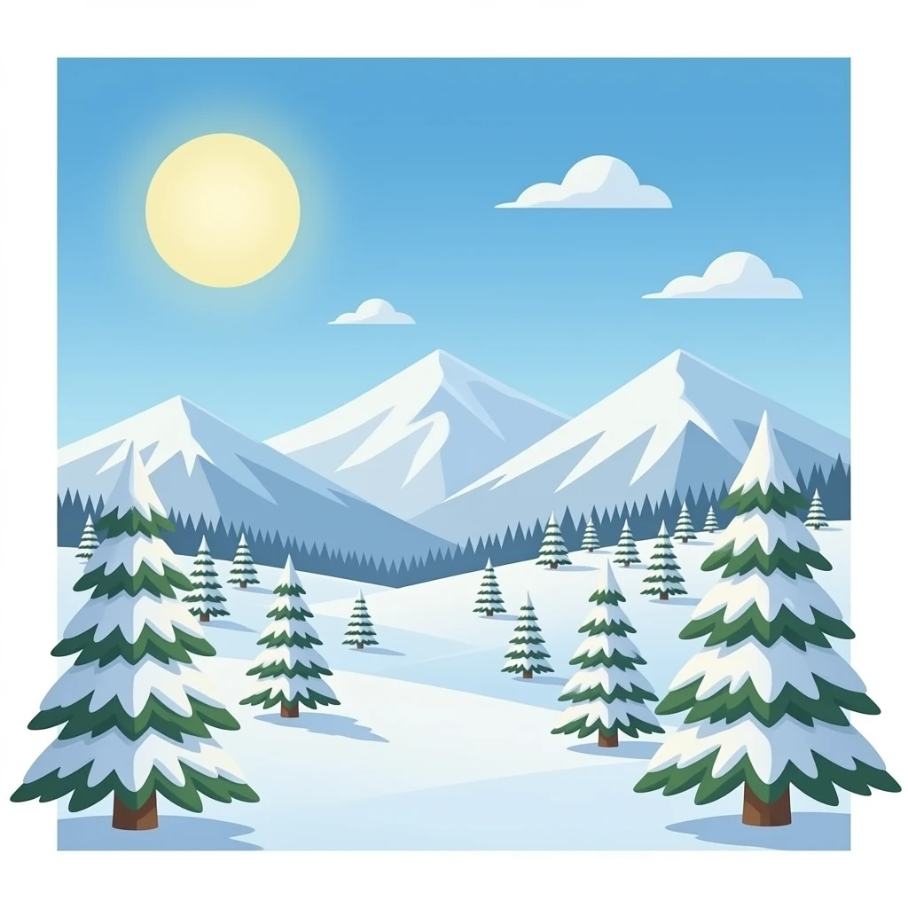 Snow emoji