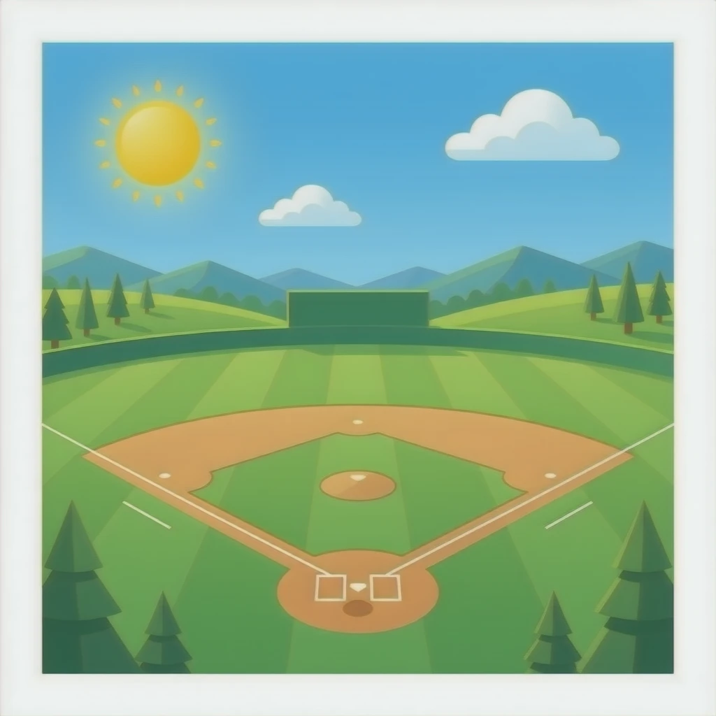 Baseball Field of Dreams emoji