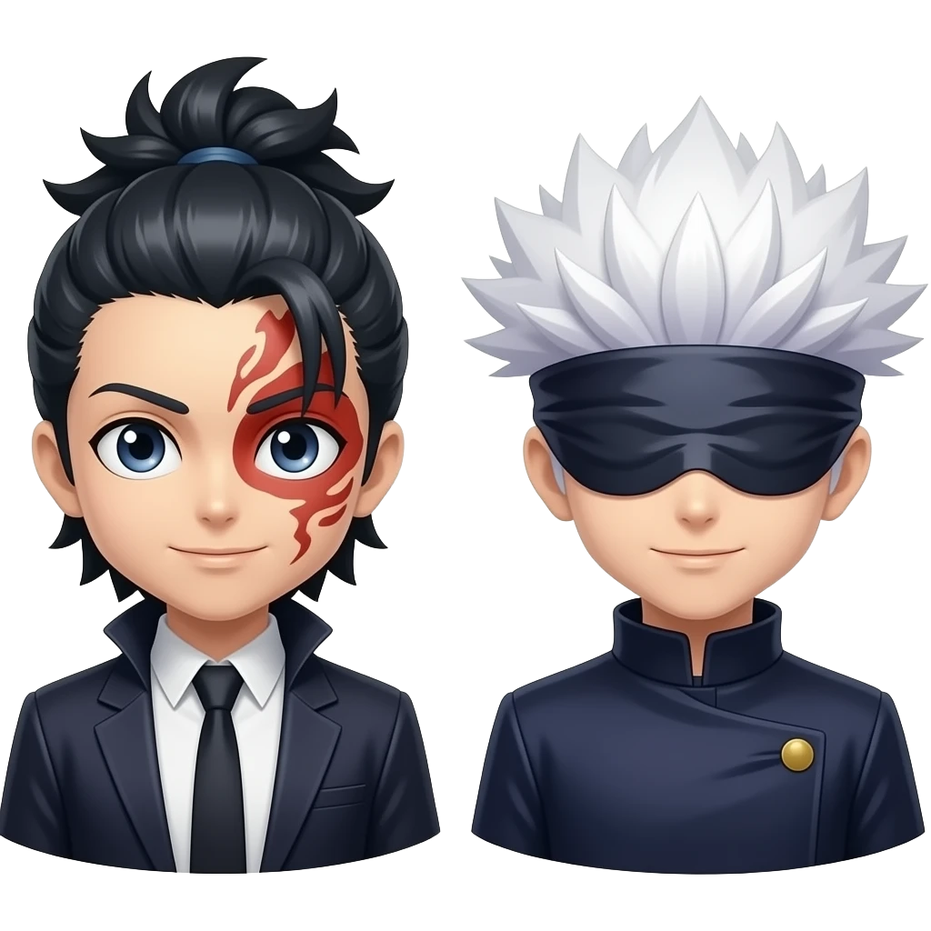 sukuna plus gojo emoji