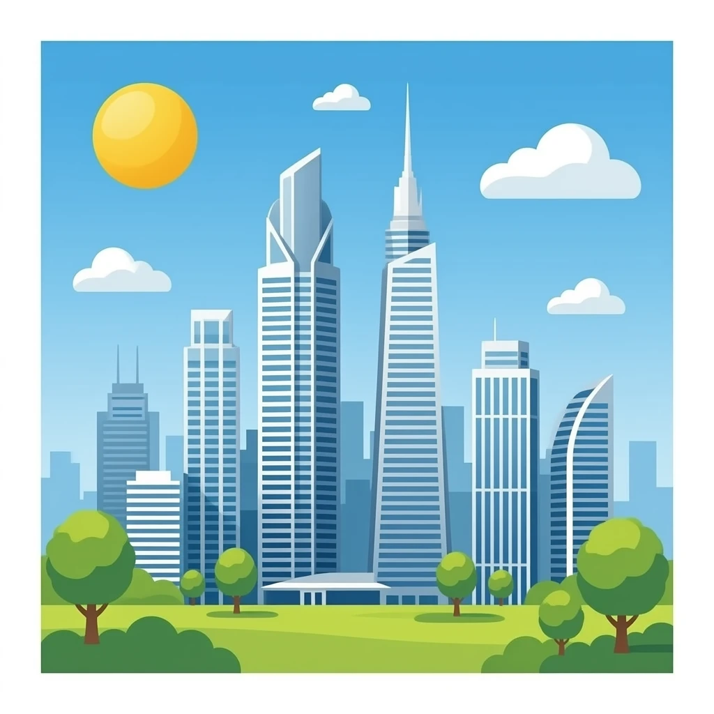 modern skyscraper emoji