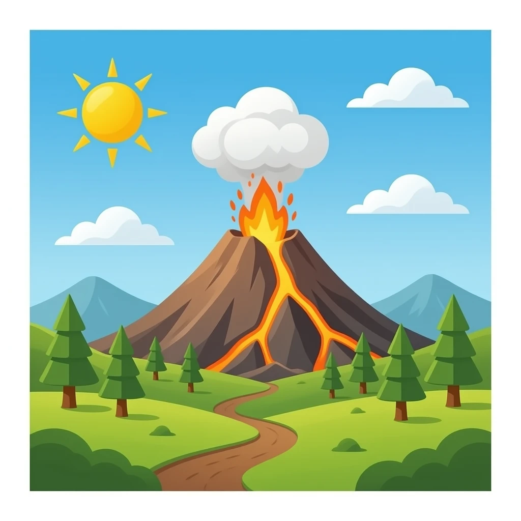 🌋 emoji