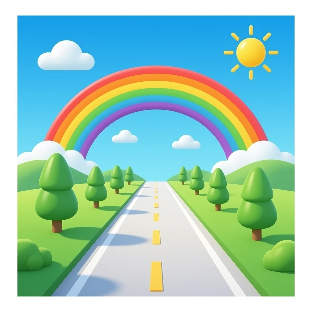 rainbow road emoji