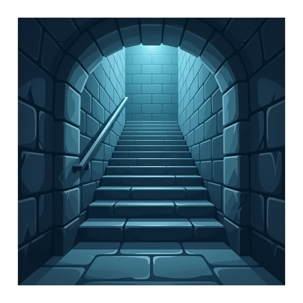 dungeon stairs going up emoji