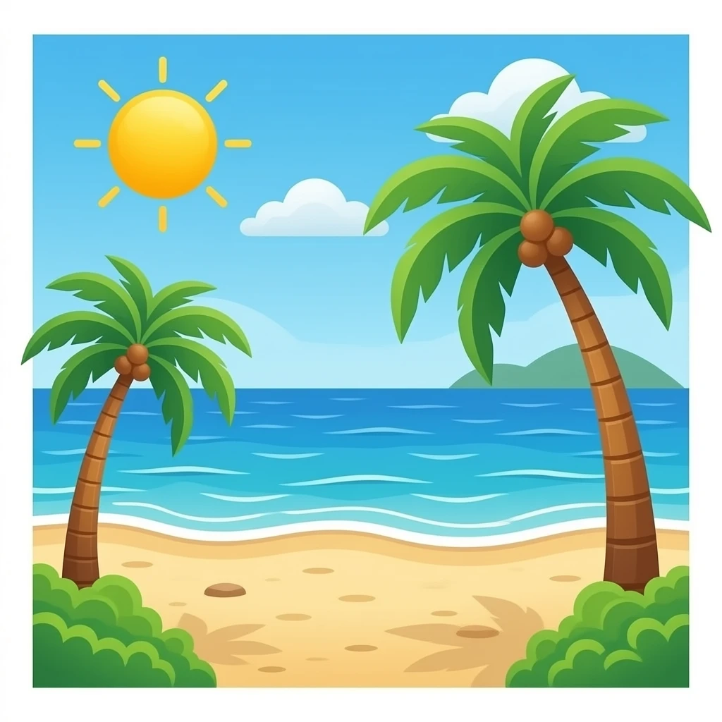 beach emoji
