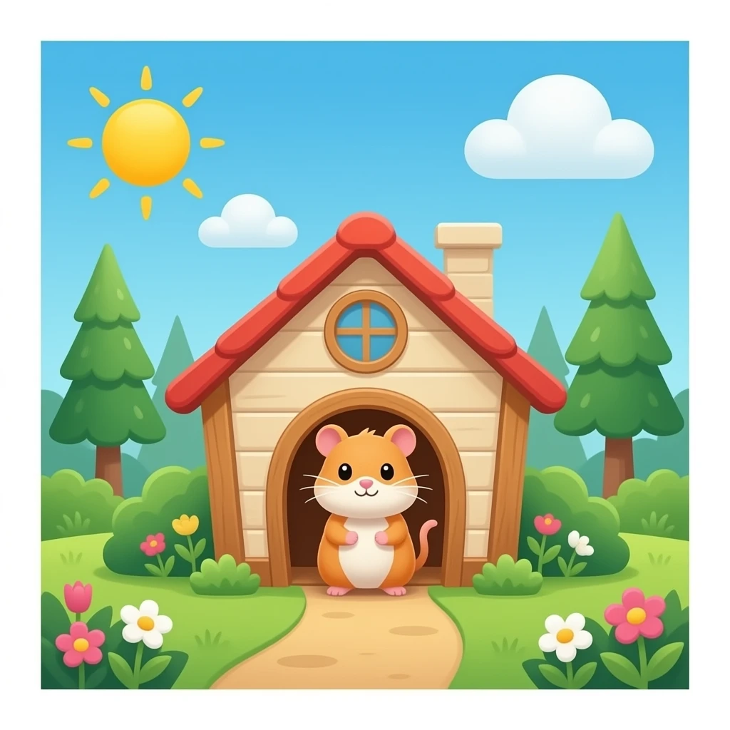 please give me a hamster house for hamster emoji