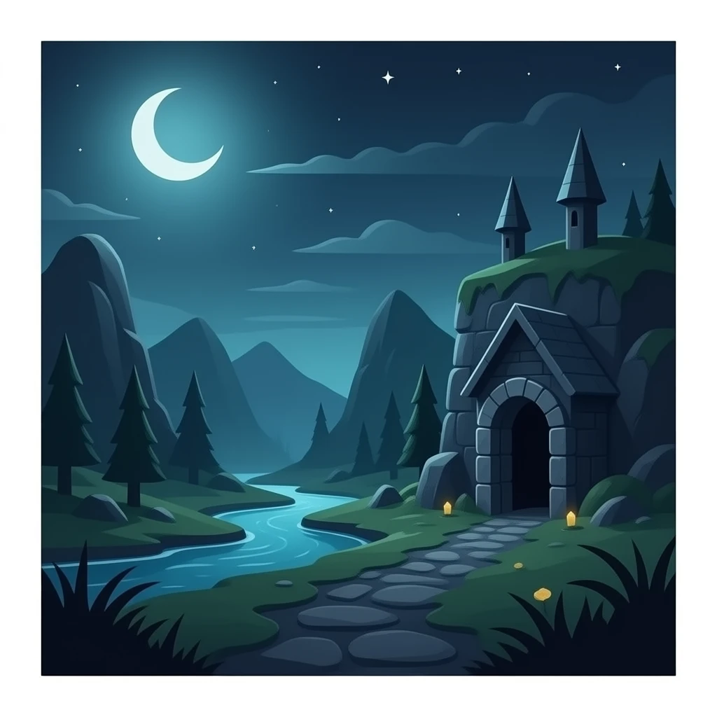 dark dungeon with no border emoji