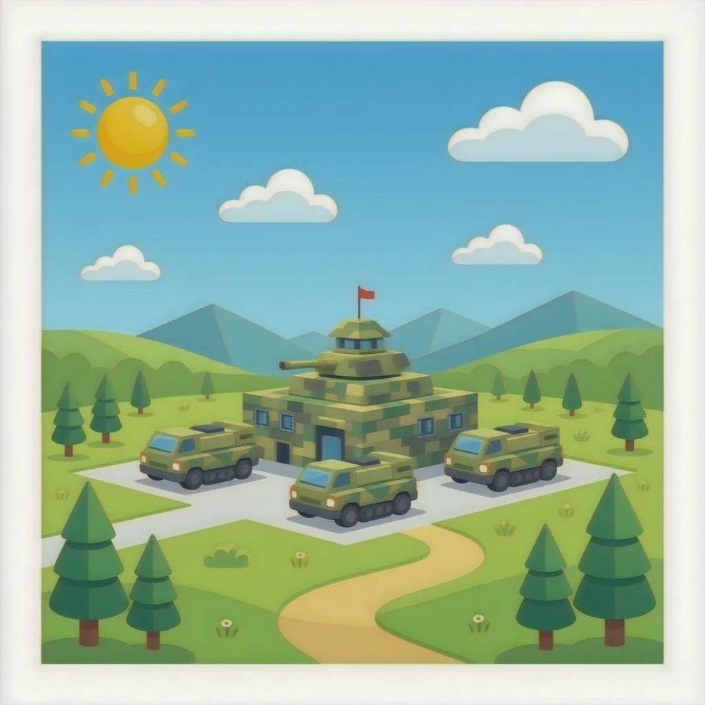 Army Base emoji