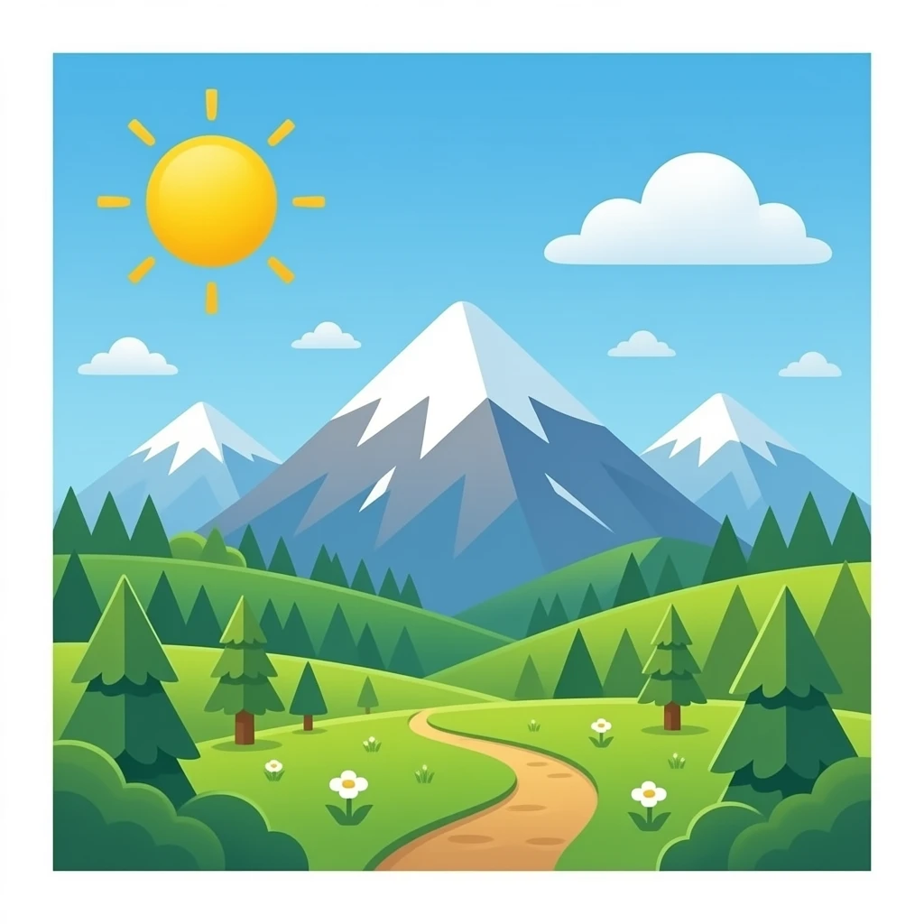 mountain emoji