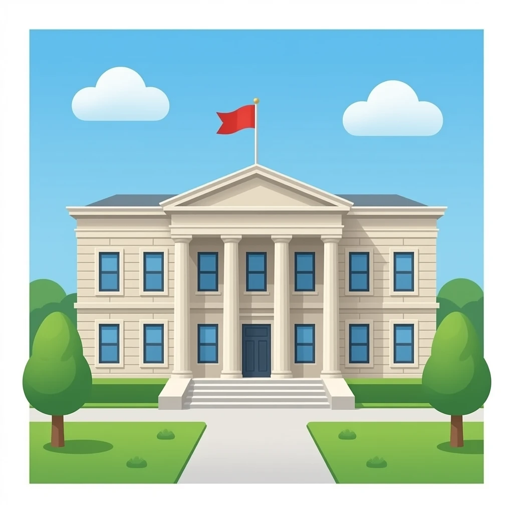 City hall  building emoji no background emoji