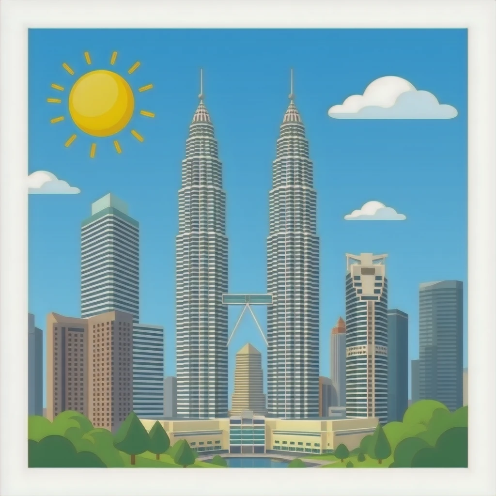 Twin towers emoji