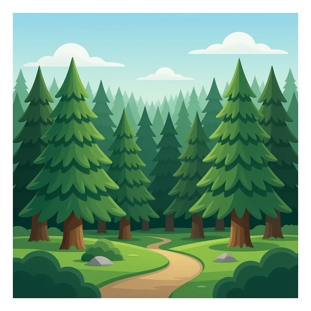 Deep forest emoji