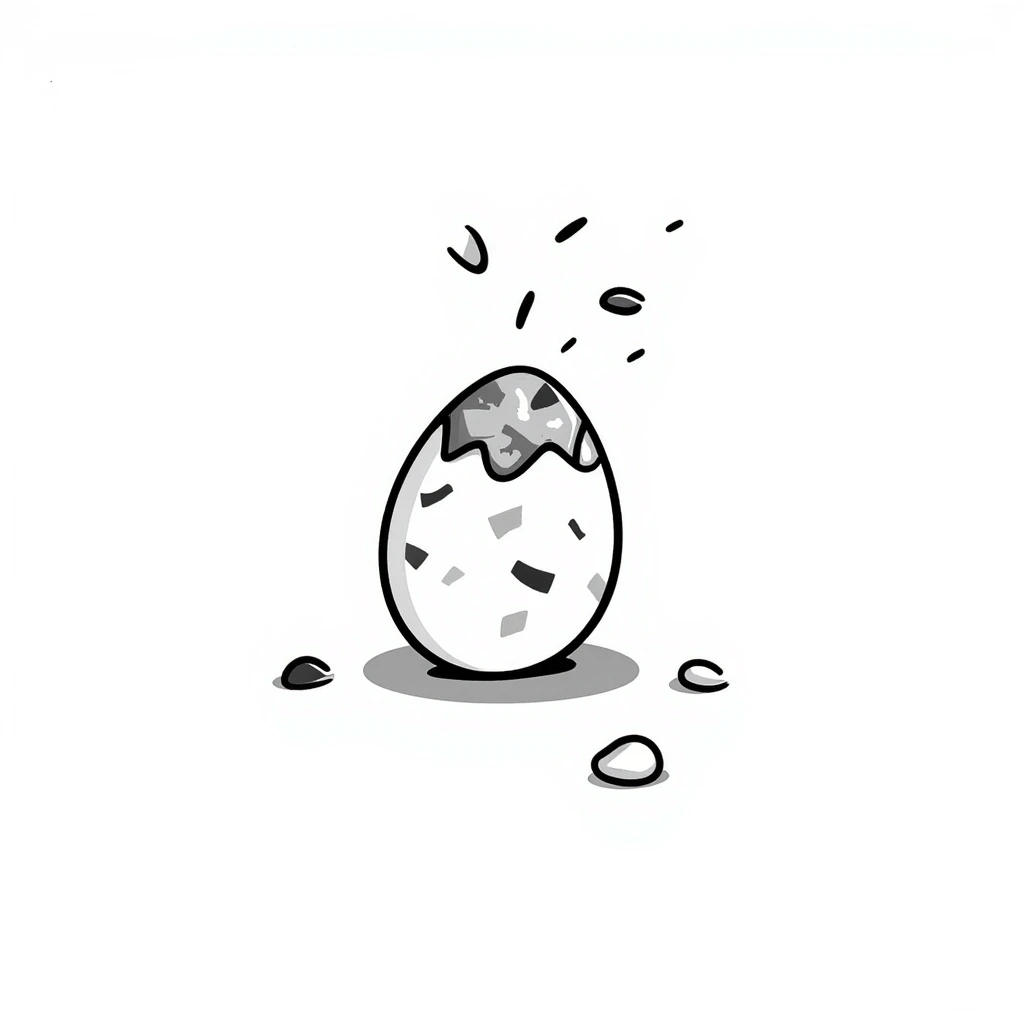 Confetti egg emoji