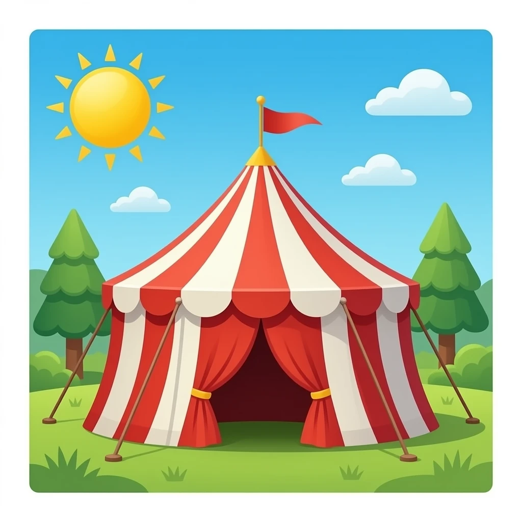 circus tent emoji