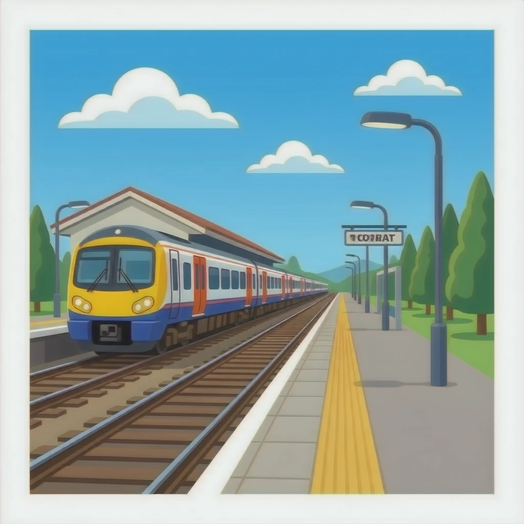 Train station emoji
