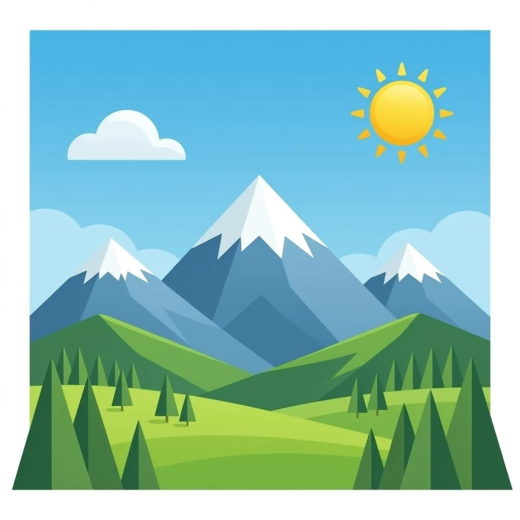 Mountain emoji