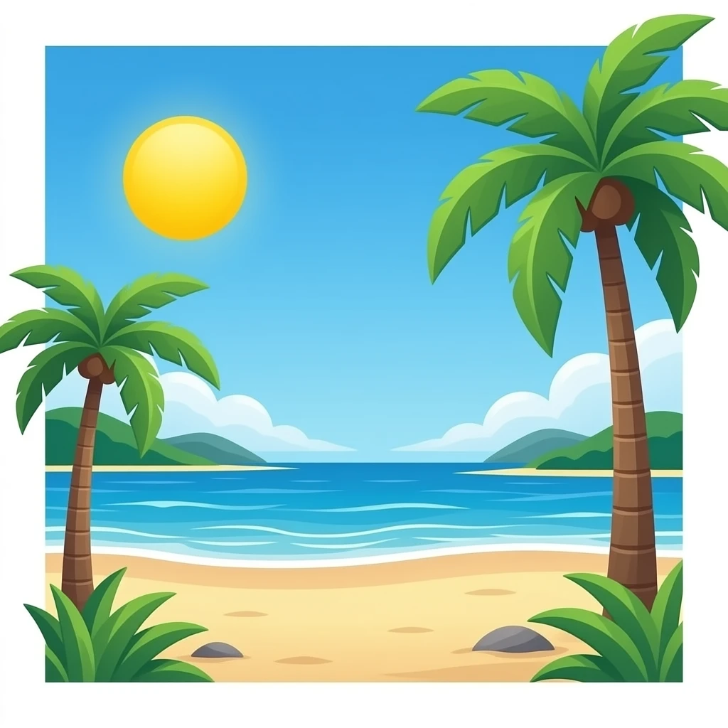 beach emoji