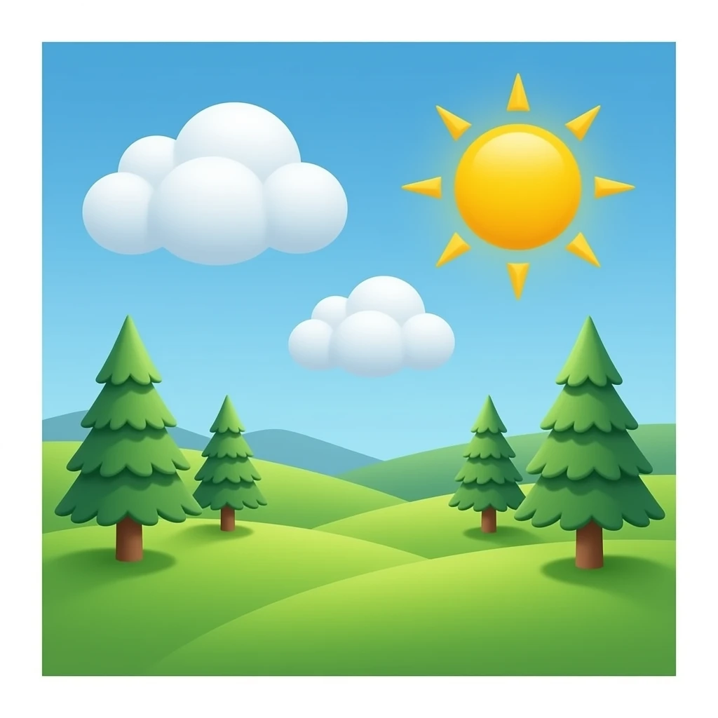☁︎☀︎ Cloud and sun! emoji
