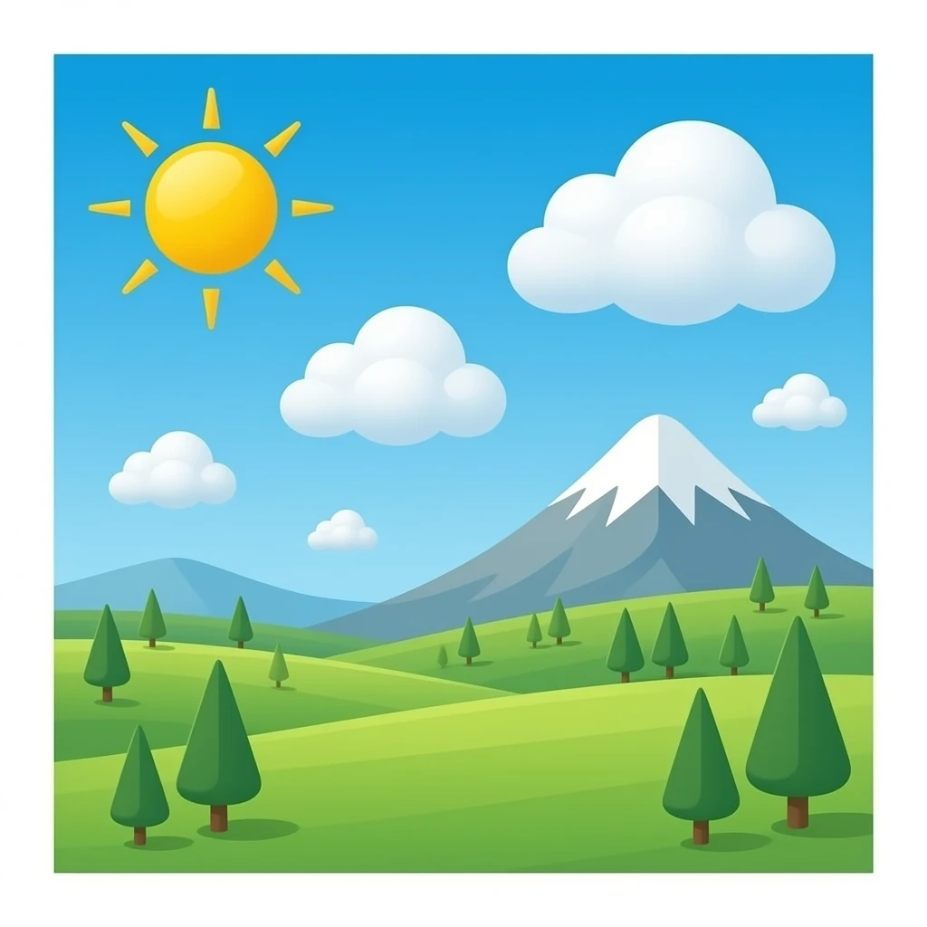 Nuvens emoji