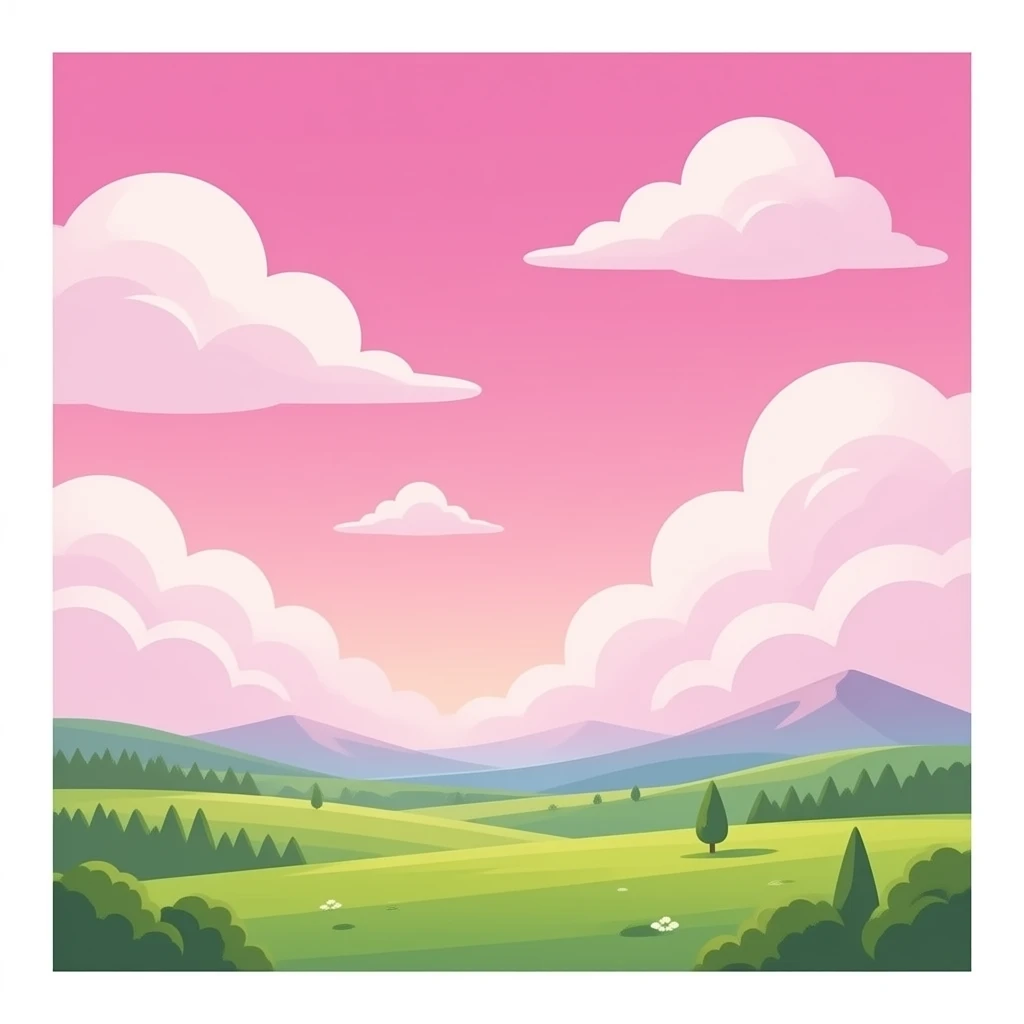 Pink cloudy emoji