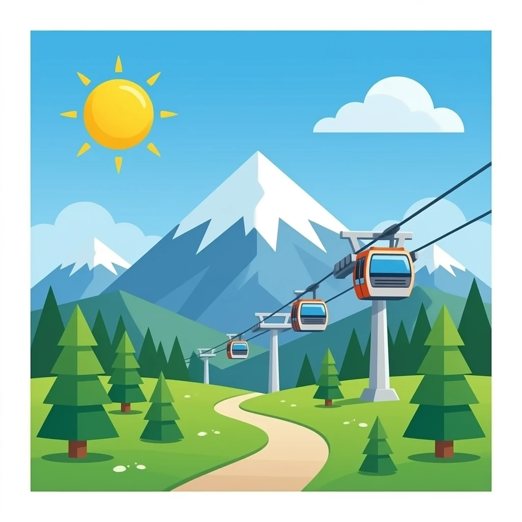 mountain elevator emoji