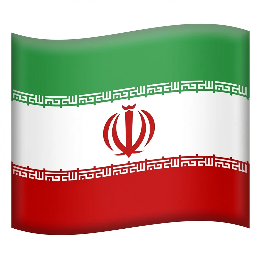 یه پرچم ایران با نماد پرنده محلی ملی بساز emoji