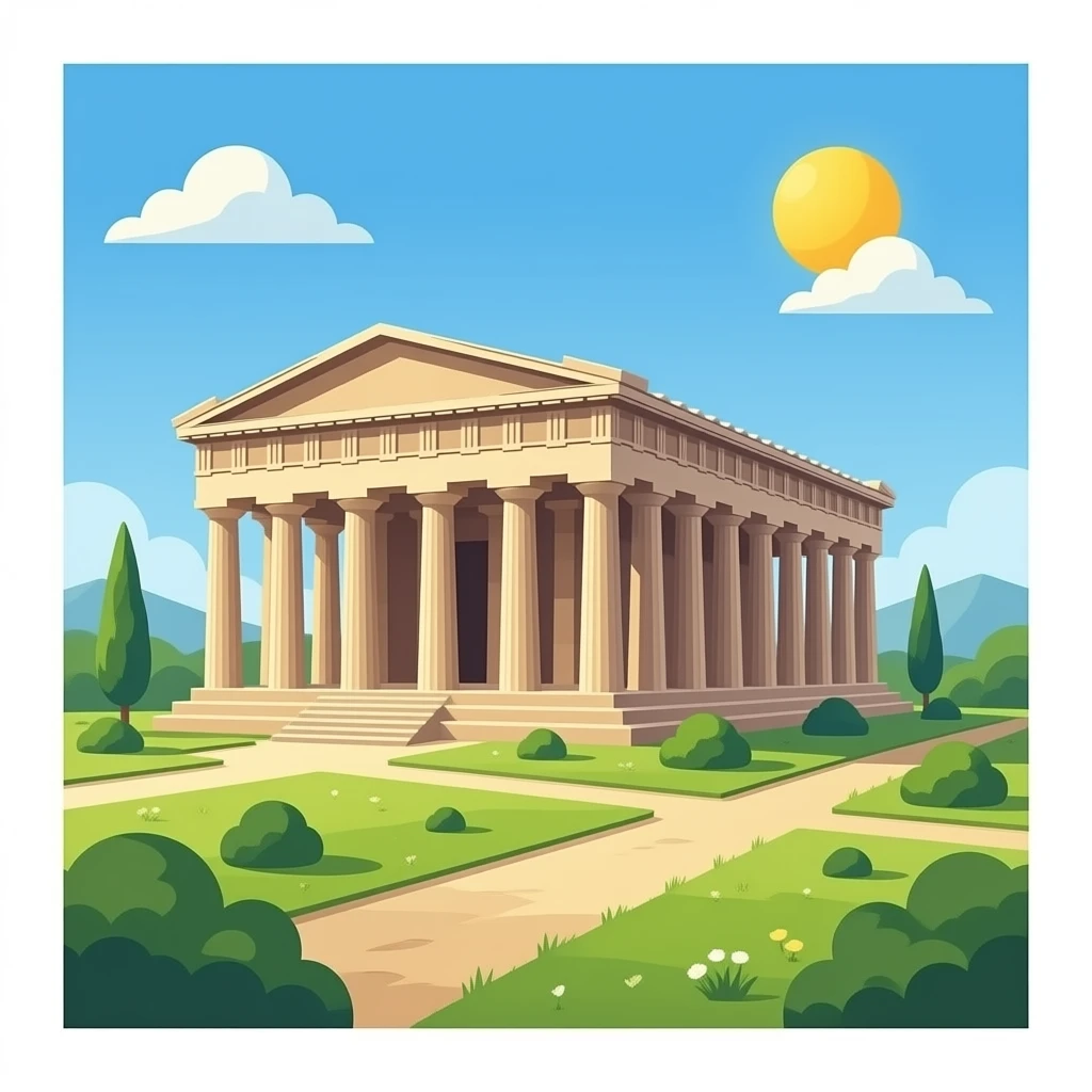 Greek temple emoji