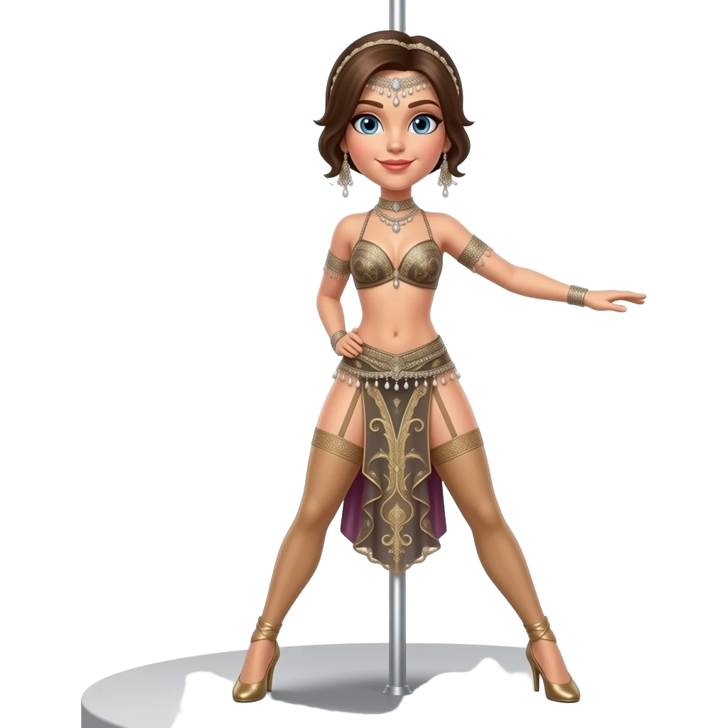 Pole dancing emoji