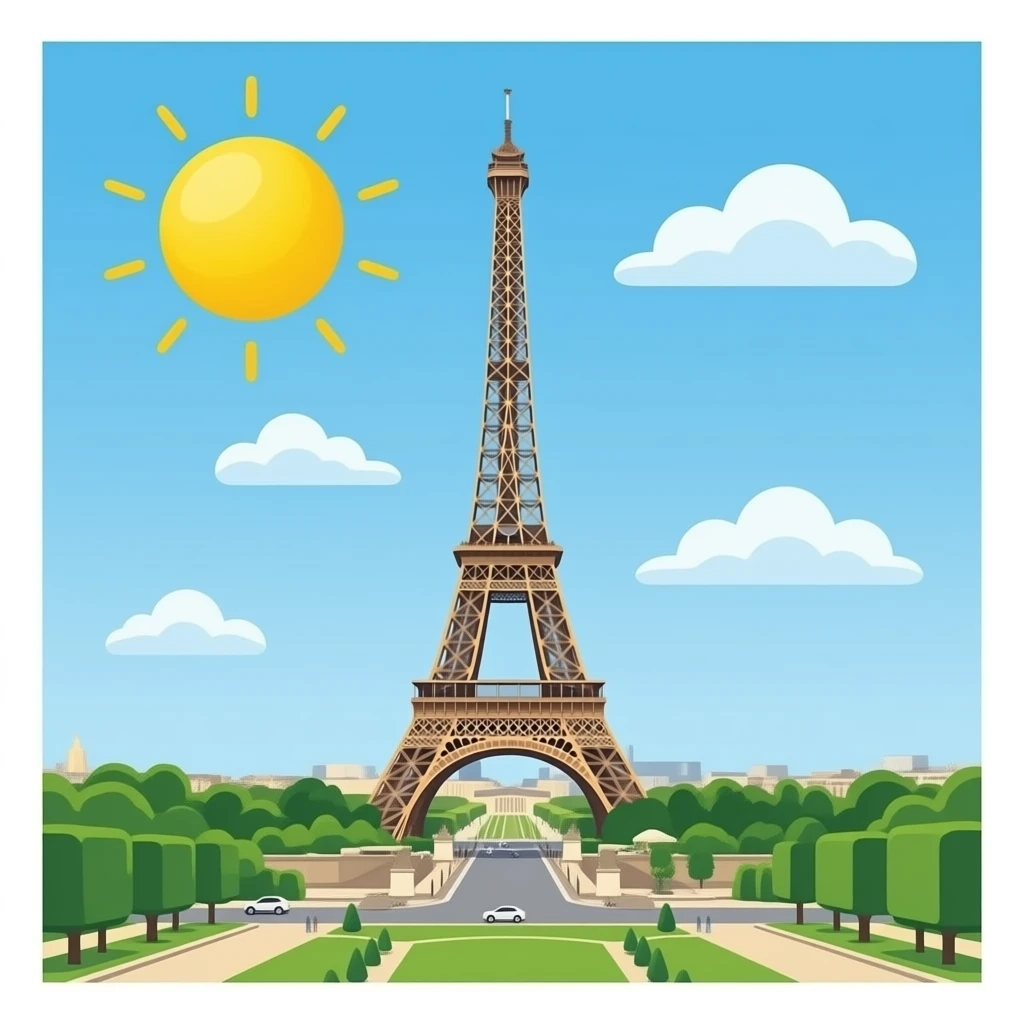 Eiffel tower emoji