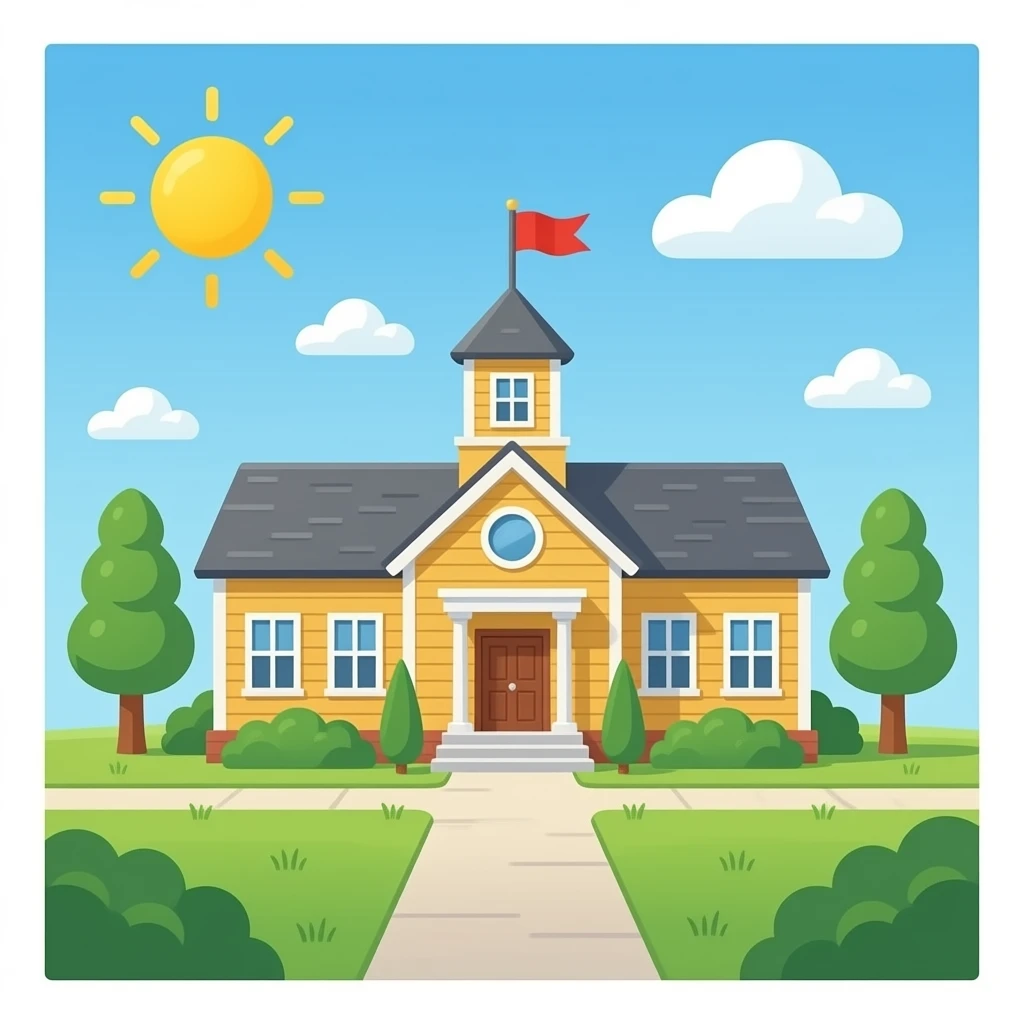 Baldi school house emoji
