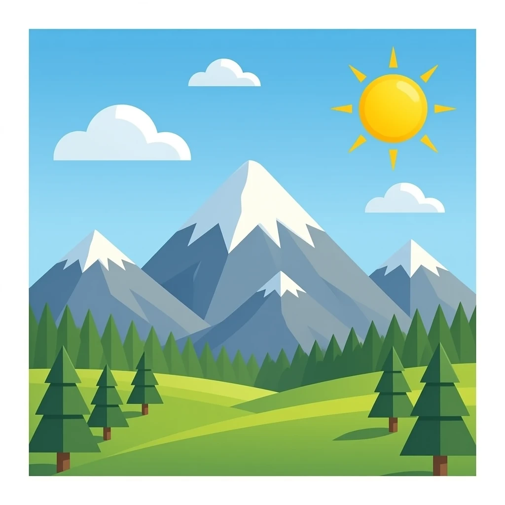 Mountain emoji