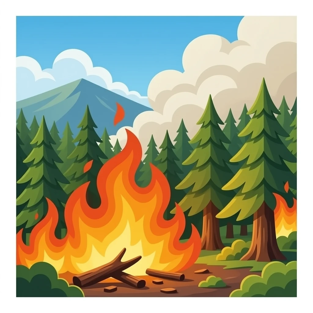 forrest fire emoji