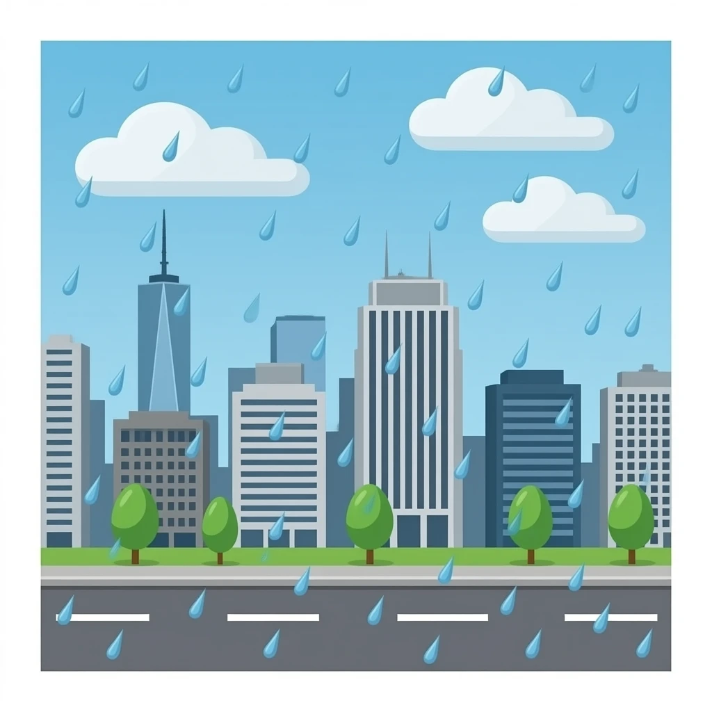 Rain emoji