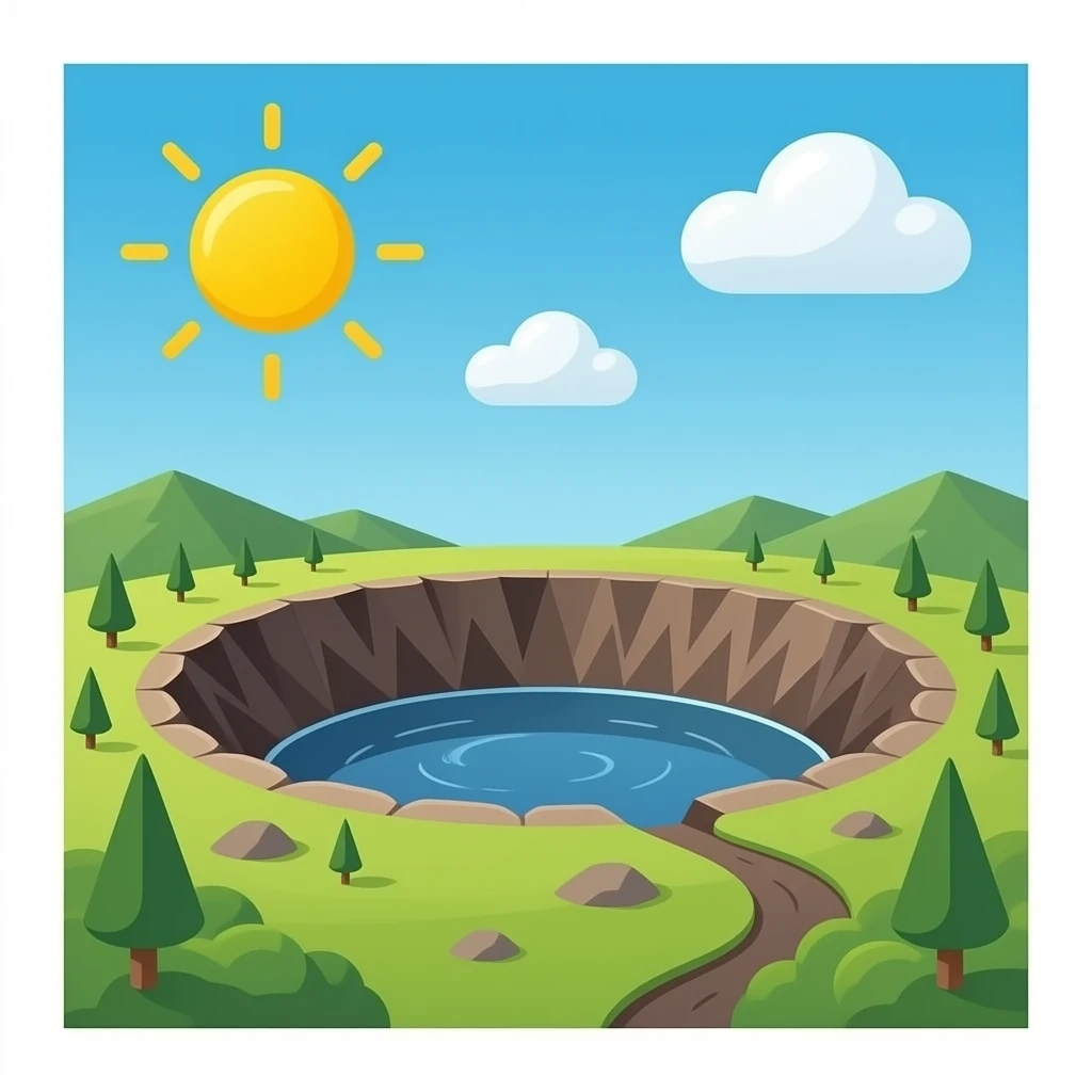 Crater emoji