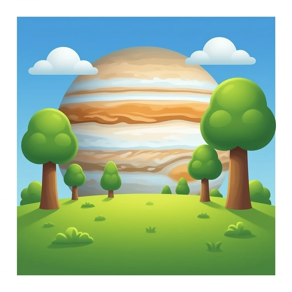 Planet Jupiter emoji
