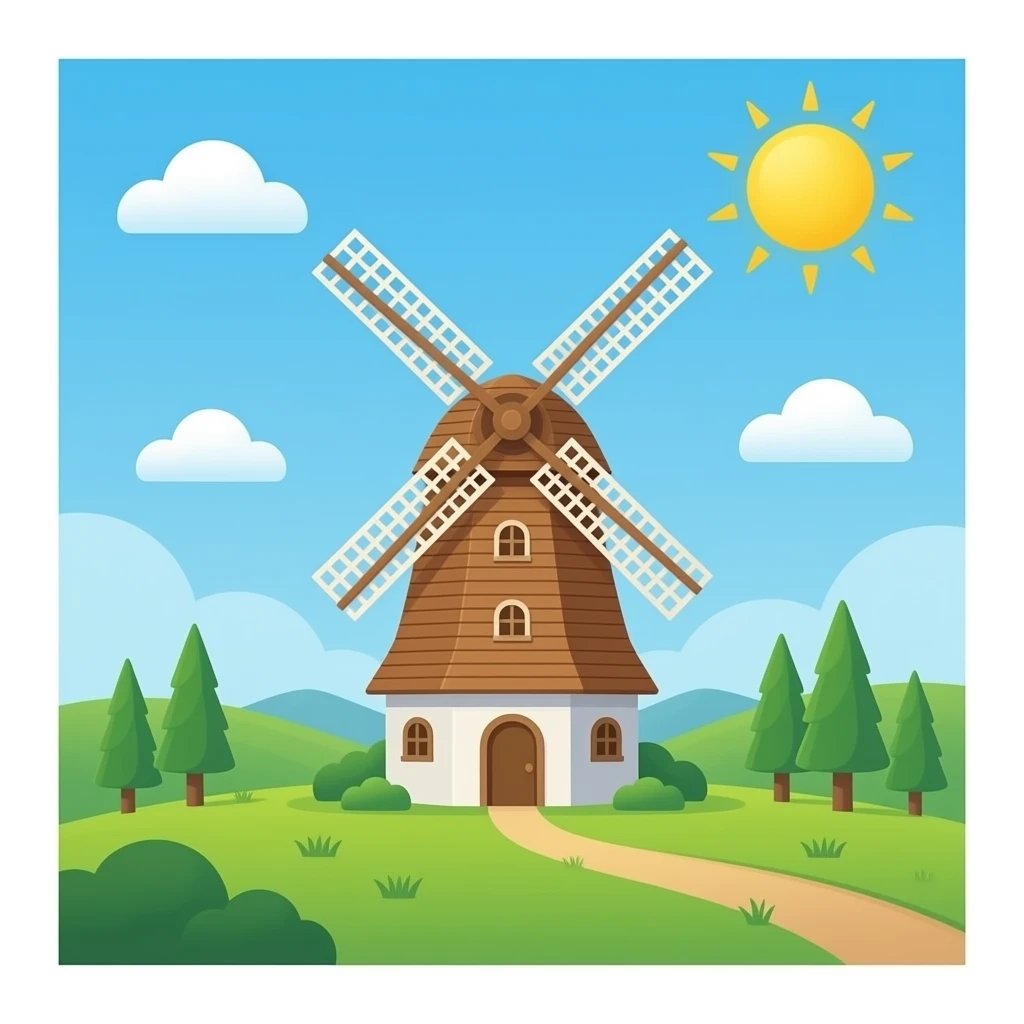 wind mill emoji