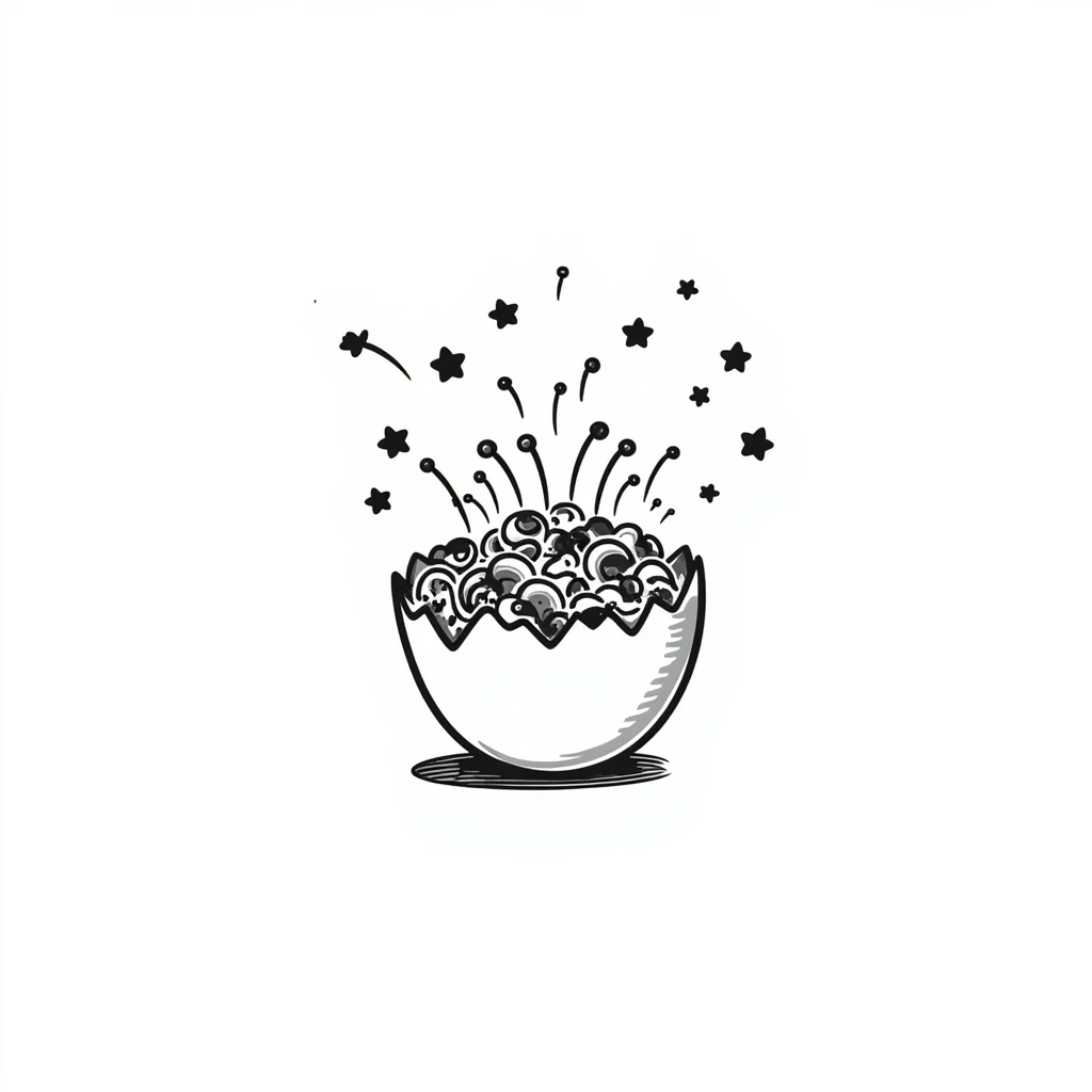 Confetti egg emoji