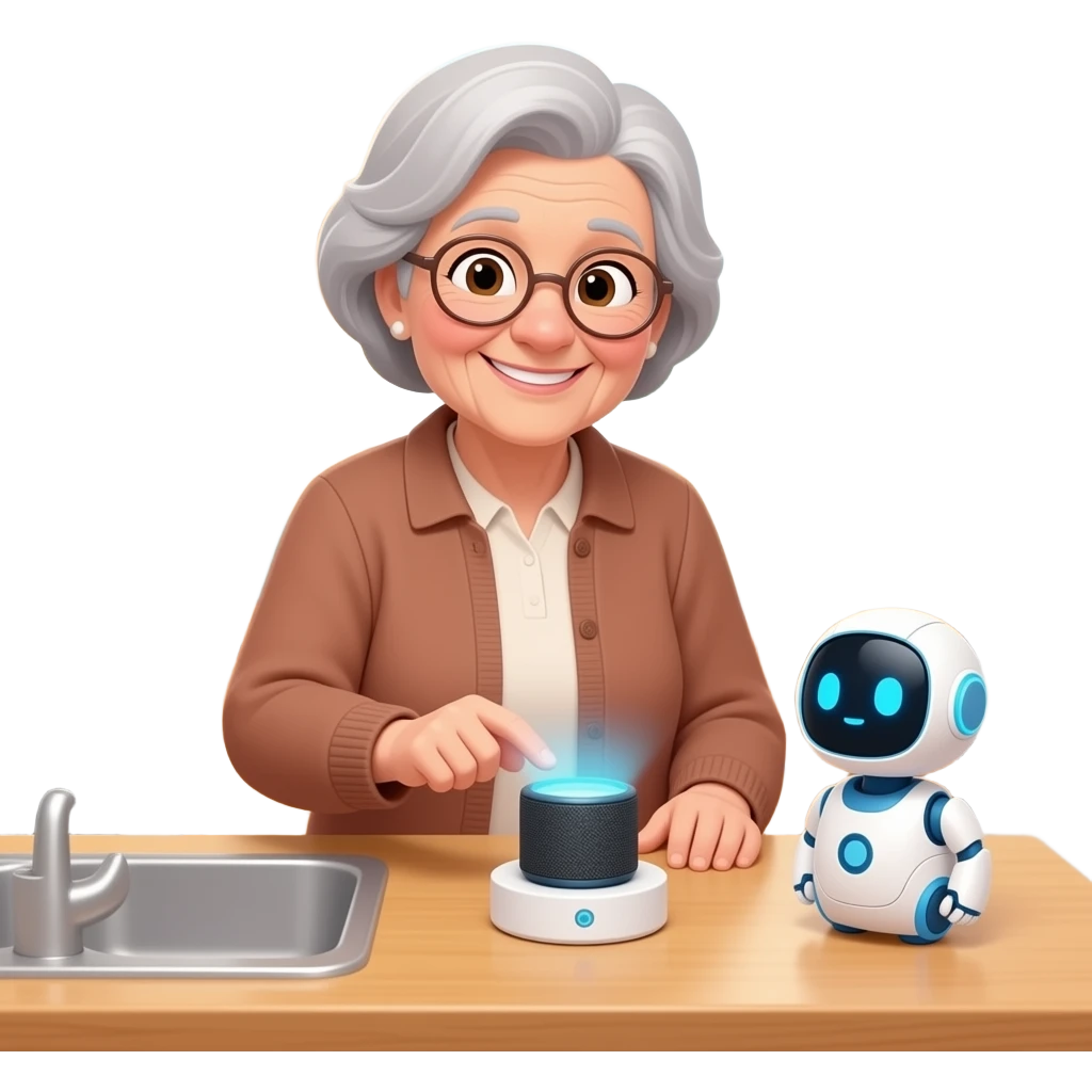 Most older adults strongly prefer to maintain independence in familiar environments rather than relocate to care faccilities.  AI seamlessly integrates into daily routines, making this desire sustainable. emoji