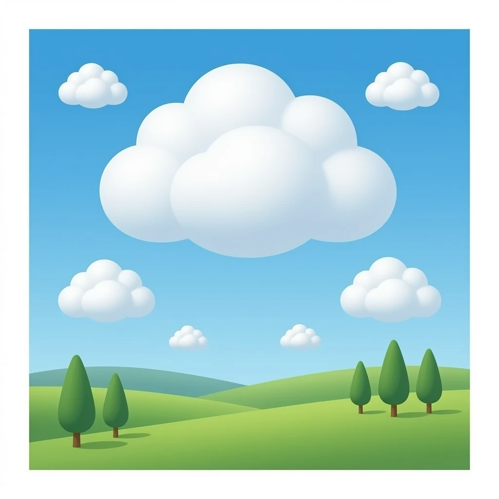Cloudy emoji