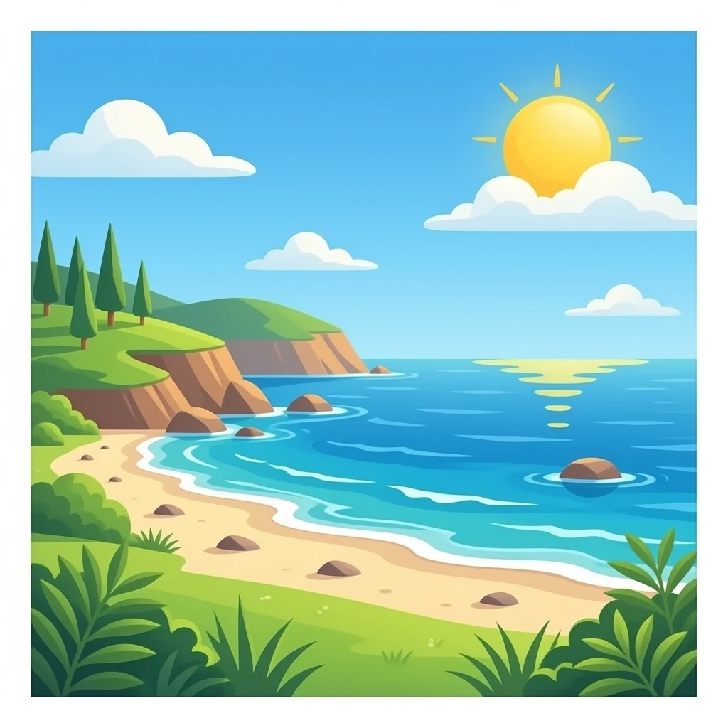 Seaside emoji