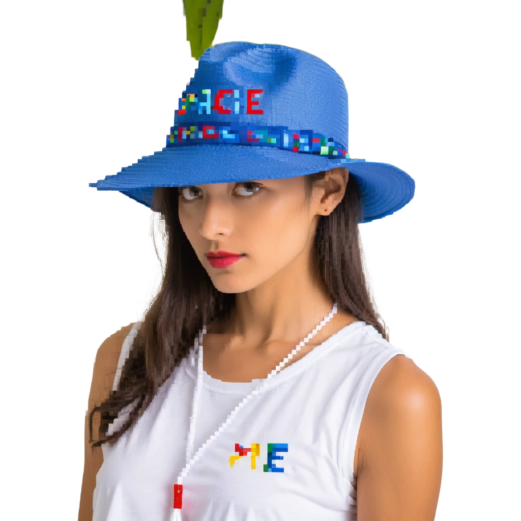 Синяя спортивная панамка со шнурком и надписью SPACEME, no background emoji