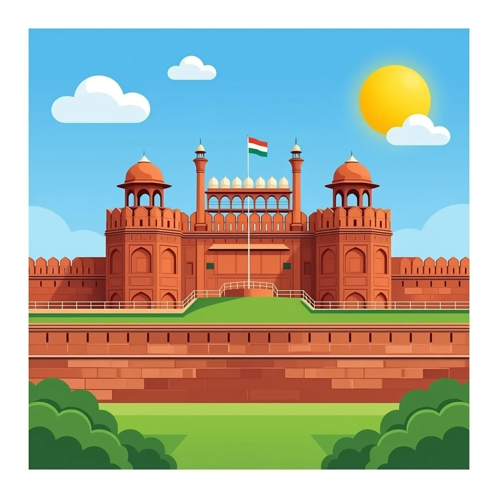 red fort emoji