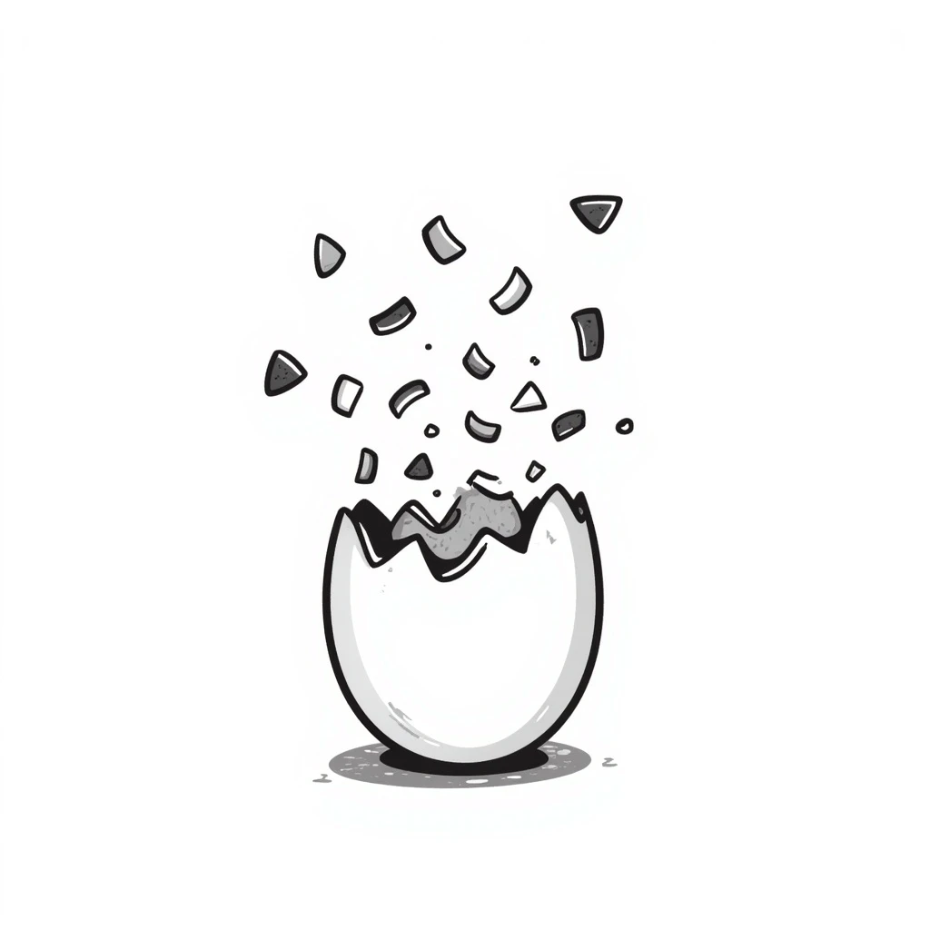 Confetti egg emoji